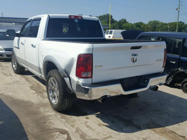 1C6RD7NT2CS215306 - 2012 DODGE RAM 1500 L WHITE photo 3