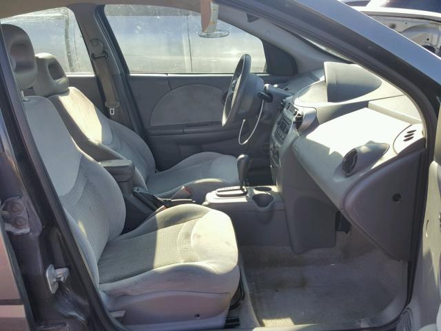1G8AL52F14Z166081 - 2004 SATURN ION LEVEL GRAY photo 5