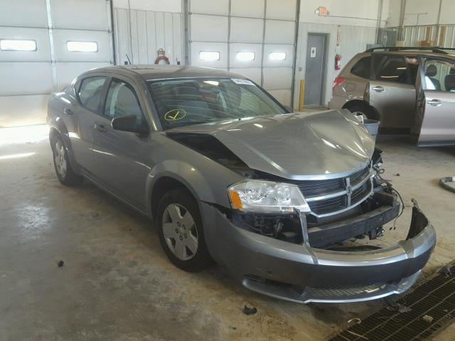 1B3LC46K28N285868 - 2008 DODGE AVENGER SE GRAY photo 1