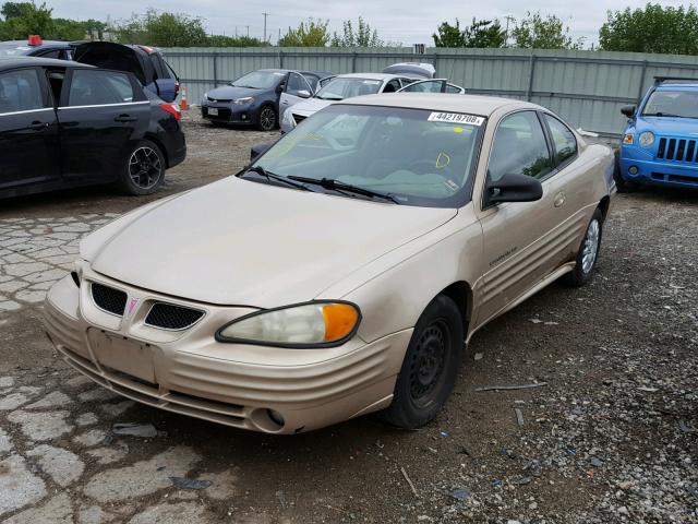 1G2NF12T41M639112 - 2001 PONTIAC GRAND AM S Qızıl foto 2