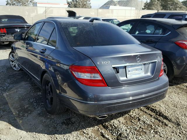 WDDGF54X38F083567 - 2008 MERCEDES-BENZ C BLUE photo 3