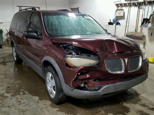 1GMDV23W48D127204 - 2008 PONTIAC MONTANA SV MAROON photo 1