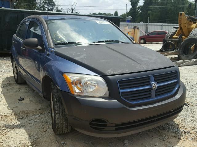 1B3HB28B97D279886 - 2007 DODGE CALIBER BLUE photo 1