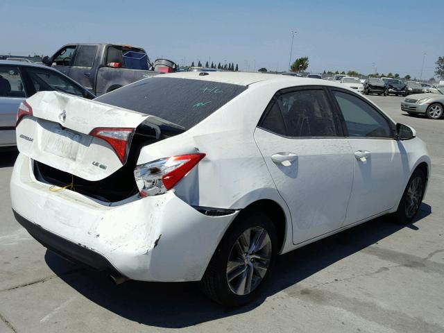5YFBPRHE3EP020975 - 2014 TOYOTA COROLLA EC 白色 照片 4