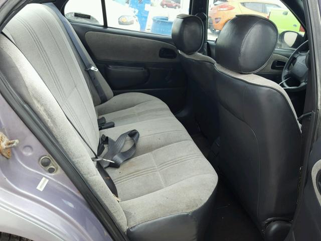 1Y1SK5261VZ419426 - 1997 GEO PRIZM BASE ნაცრისფერი ფოტო 6