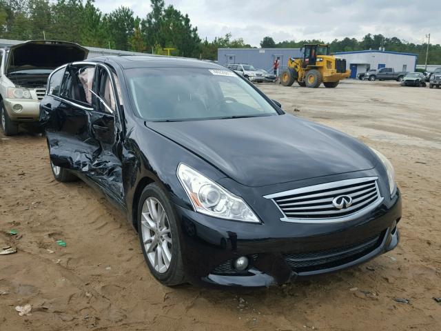 JN1CV6AP2AM203479 - 2010 INFINITI G37 BASE BLACK photo 1