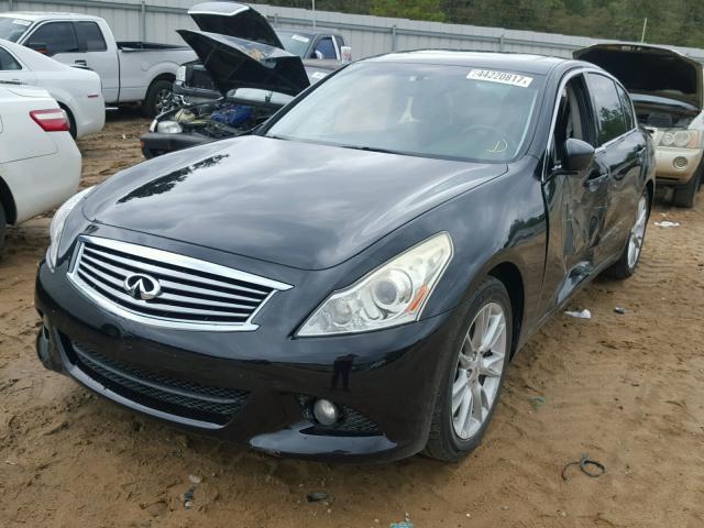 JN1CV6AP2AM203479 - 2010 INFINITI G37 BASE BLACK photo 2