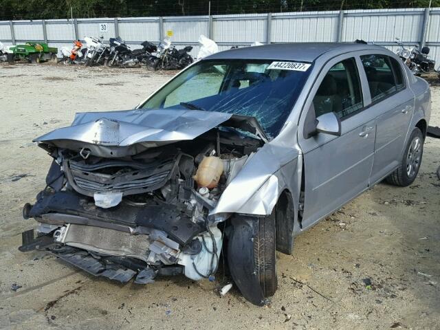 1G1AD5F5XA7110063 - 2010 CHEVROLET COBALT GRAY photo 2