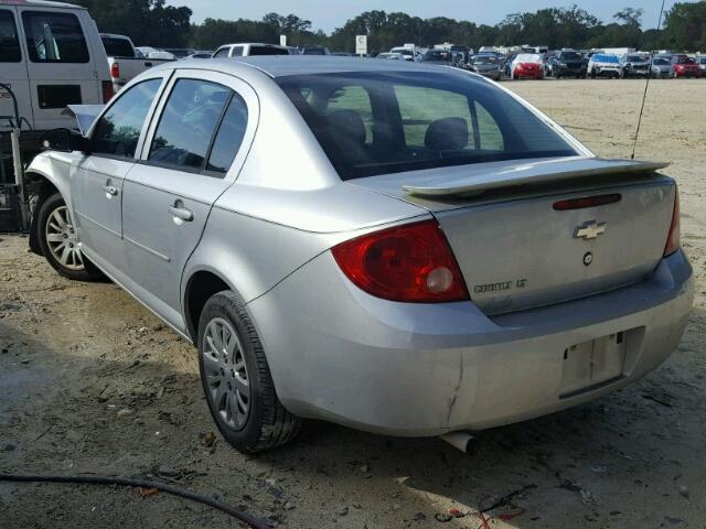 1G1AD5F5XA7110063 - 2010 CHEVROLET COBALT GRAY photo 3