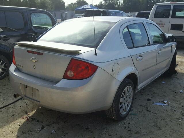 1G1AD5F5XA7110063 - 2010 CHEVROLET COBALT GRAY photo 4