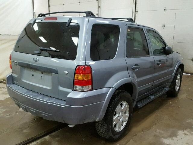 1FMYU93187KA62126 - 2007 FORD ESCAPE XLT GRAY photo 4