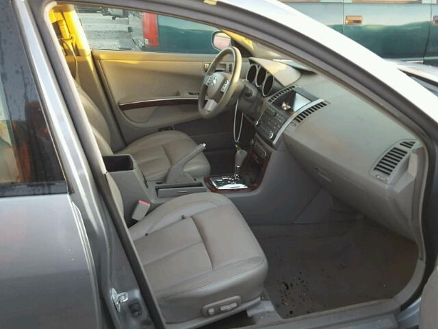 1N4BA41E27C866840 - 2007 NISSAN MAXIMA SE GRAY photo 5