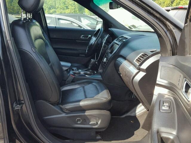 1FM5K8GT4GGC00777 - 2016 FORD EXPLORER S BLACK photo 5
