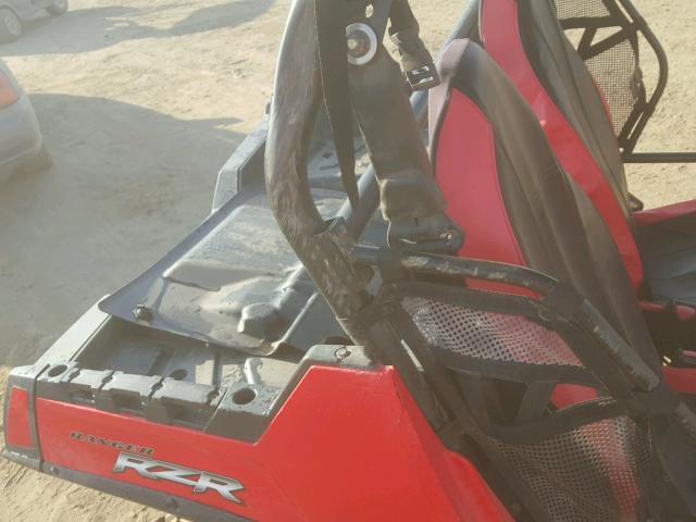 4XAVH76A58D635685 - 2008 POLARIS RANGER RZR RED photo 9