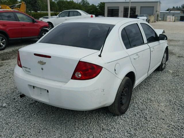 1G1AK55F877116159 - 2007 CHEVROLET COBALT LS WHITE photo 4