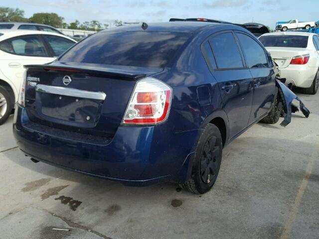 3N1AB6AP3BL662662 - 2011 NISSAN SENTRA BLUE photo 4