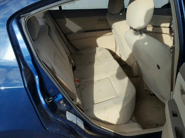 3N1AB6AP3BL662662 - 2011 NISSAN SENTRA BLUE photo 6