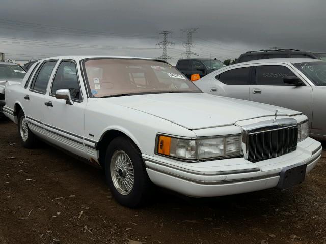 1LNCM81W0MY762265 - 1991 LINCOLN TOWN CAR E WHITE photo 1