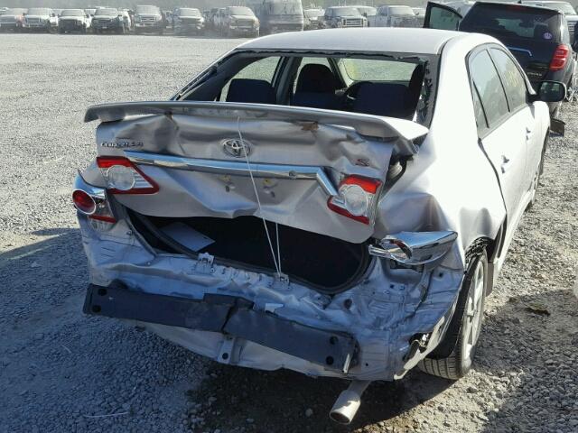 2T1BU4EE9CC766120 - 2012 TOYOTA COROLLA BA SILVER photo 4