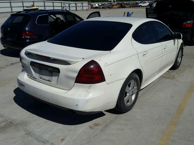 2G2WP552X81118932 - 2008 PONTIAC GRAND PRIX WHITE photo 4