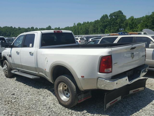 3D73Y4CL3BG570291 - 2011 DODGE RAM 3500 WHITE photo 3