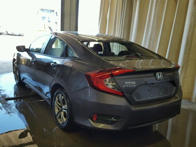 2HGFC2F54GH540457 - 2016 HONDA CIVIC GRAY photo 3