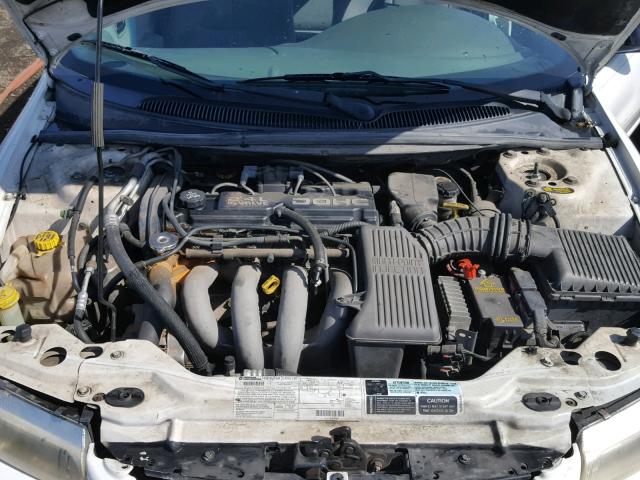 1B3EJ46X2XN696356 - 1999 DODGE STRATUS WHITE photo 7