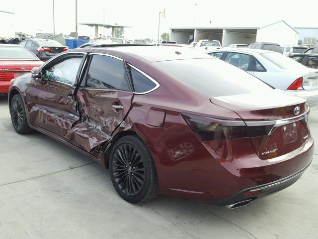 4T1BK1EBXGU231926 - 2016 TOYOTA AVALON XLE MAROON photo 3