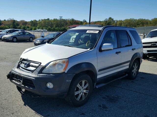 SHSRD77805U308335 - 2005 HONDA CR-V SILVER photo 2