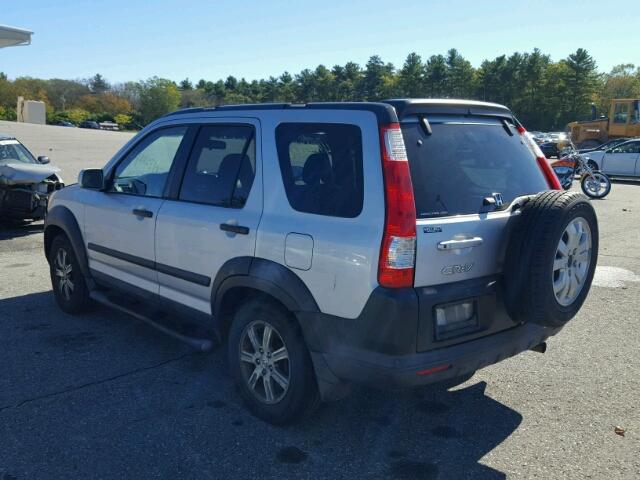 SHSRD77805U308335 - 2005 HONDA CR-V SILVER photo 3