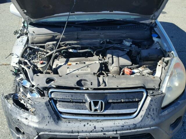 SHSRD77805U308335 - 2005 HONDA CR-V SILVER photo 7