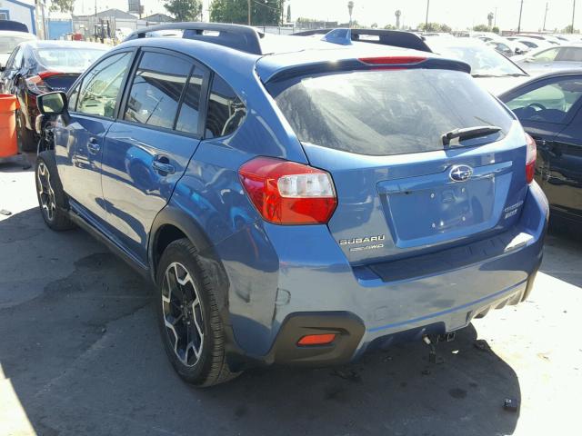 JF2GPADC1HH277856 - 2017 SUBARU CROSSTREK BLUE photo 3