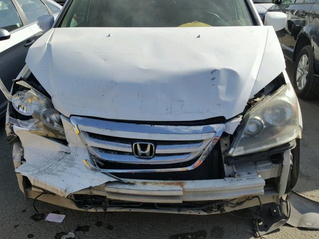 5FNRL38725B048321 - 2005 HONDA ODYSSEY EX WHITE photo 7