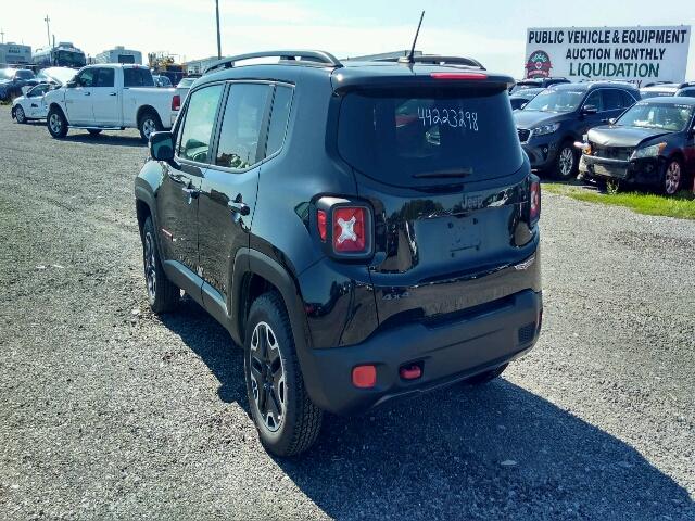 ZACCJBCB2HPG67189 - 2017 JEEP RENEGADE T BLACK photo 3