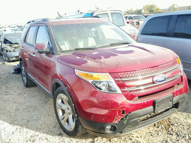 1FM5K7F85FGA16194 - 2015 FORD EXPLORER BURGUNDY photo 1