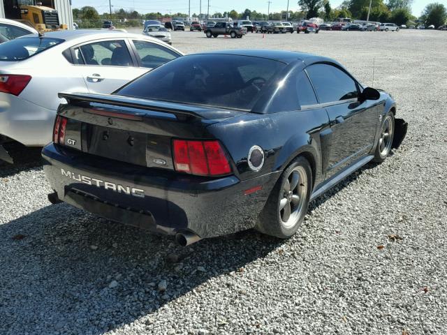 1FAFP42X84F111489 - 2004 FORD MUSTANG GT BLACK photo 4