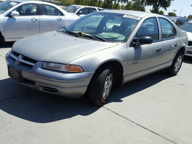 1B3EJ46X8VN603398 - 1997 DODGE STRATUS GRAY photo 2