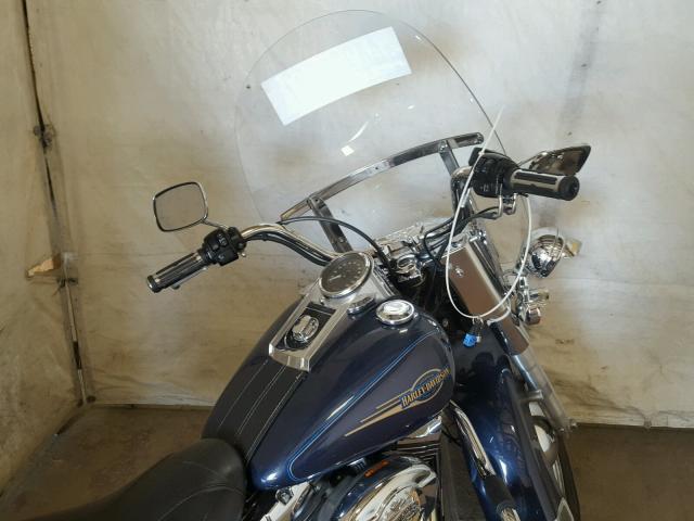 1HD1BW51X8Y017502 - 2008 HARLEY-DAVIDSON FLSTC BLUE photo 5