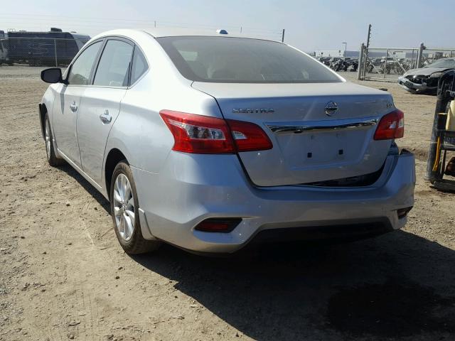 3N1AB7AP0GY290780 - 2016 NISSAN SENTRA S SILVER photo 3