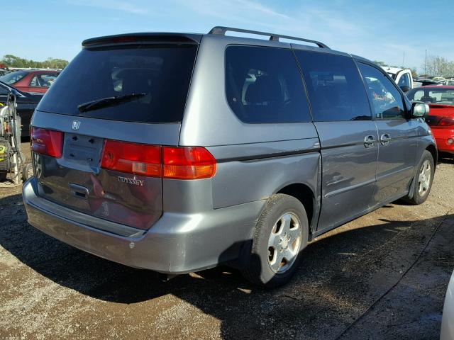 2HKRL18601H565995 - 2001 HONDA ODYSSEY BLUE photo 4