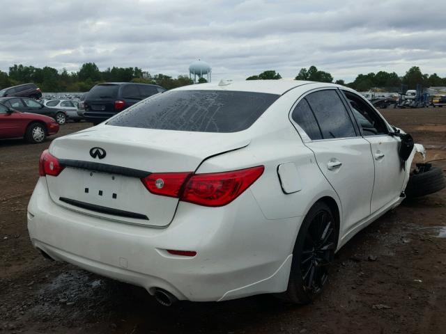 JN1FV7AR8HM870278 - 2017 INFINITI Q50 WHITE photo 4