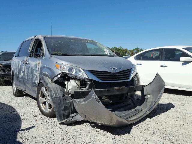 5TDKK3DC8DS370544 - 2013 TOYOTA SIENNA LE GRAY photo 1