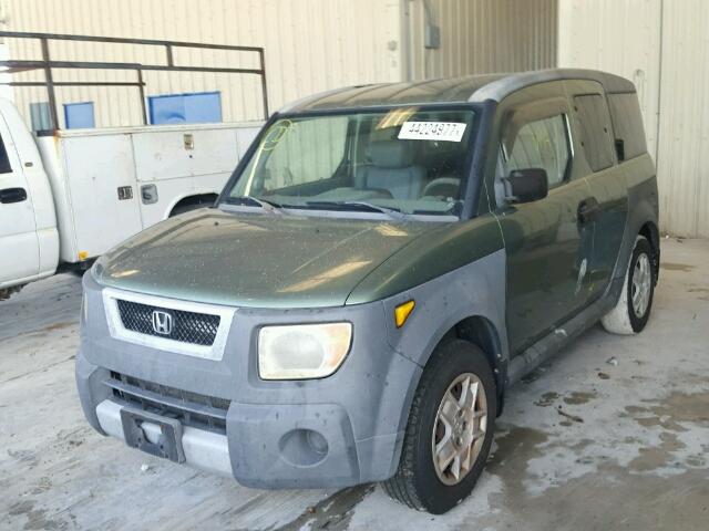 5J6YH18325L003689 - 2005 HONDA ELEMENT LX GREEN photo 2