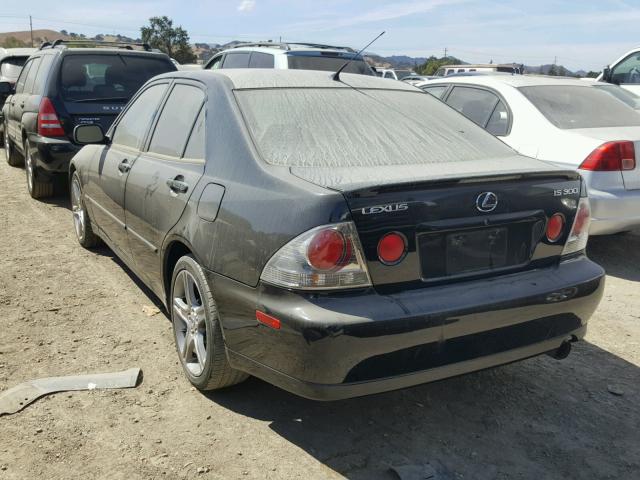 JTHBD192430080087 - 2003 LEXUS IS 300 BLACK photo 3