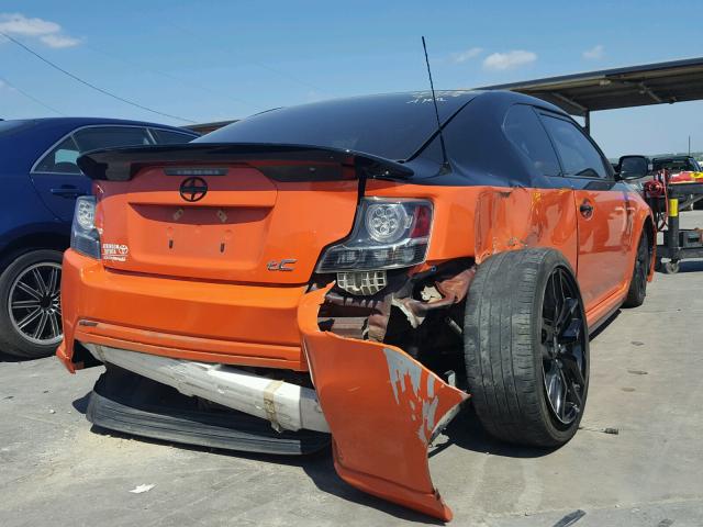 JTKJF5C78FJ006018 - 2015 TOYOTA SCION TC 橙色 照片 4