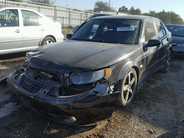 YS3EH45G663505651 - 2006 SAAB 9-5 AERO BLACK photo 2