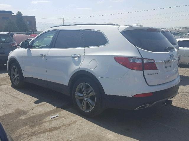 KM8SRDHF1EU081200 - 2014 HYUNDAI SANTA FE L WHITE photo 3