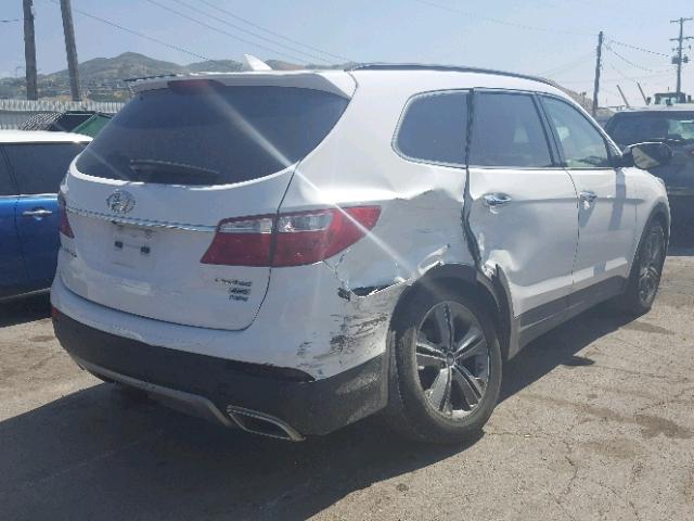 KM8SRDHF1EU081200 - 2014 HYUNDAI SANTA FE L WHITE photo 4