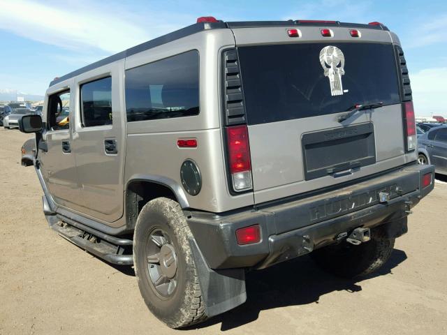 5GRGN23U66H109386 - 2006 HUMMER H2 BROWN photo 3