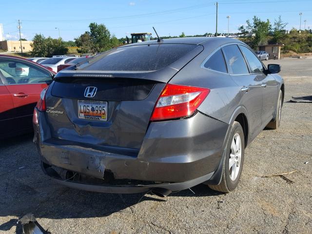 5J6TF1H33BL003163 - 2011 HONDA ACCORD CRO GRAY photo 4